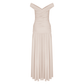 Purley Jersey Long Dress in Cuban Sand Maxi Dress Nazli Ceren 