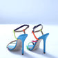 Rainbow Sandal Heels Geanina Calin 