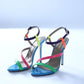 Rainbow Sandal Heels Geanina Calin 