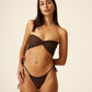 Raquel Twist Bikini Top in Chocolate (Limited Edition) Bikini Top 710 Studio 