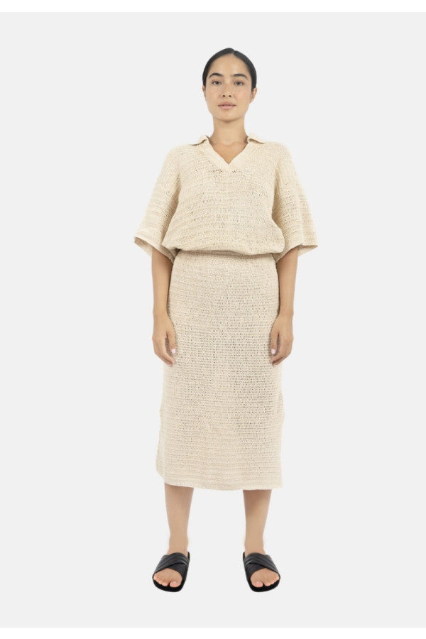 Sedona Crochet Skirt in Natural