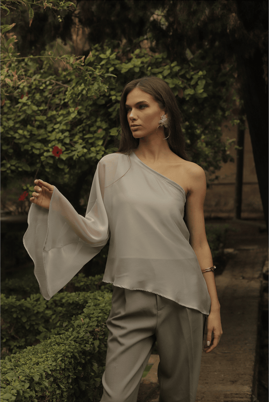 Sofía Silver Blouse Blouses Montilitas 