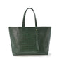 Tote Bag Green printed leather Tote Bag Leandra 