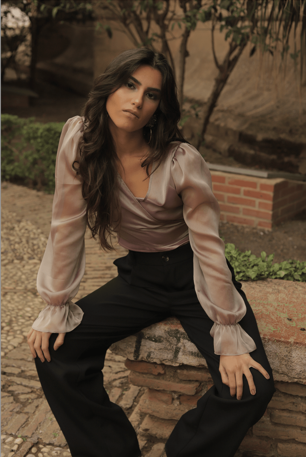 Valeria Pink Blouse Blouses Montilitas 