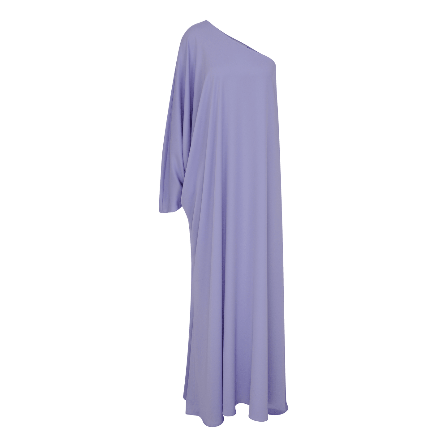 Venus One-Shoulder Maxi Dress in Lavender Dresses Nazli Ceren 