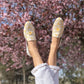 Yellow flowers Loafers Loafers Momoc Shoes 