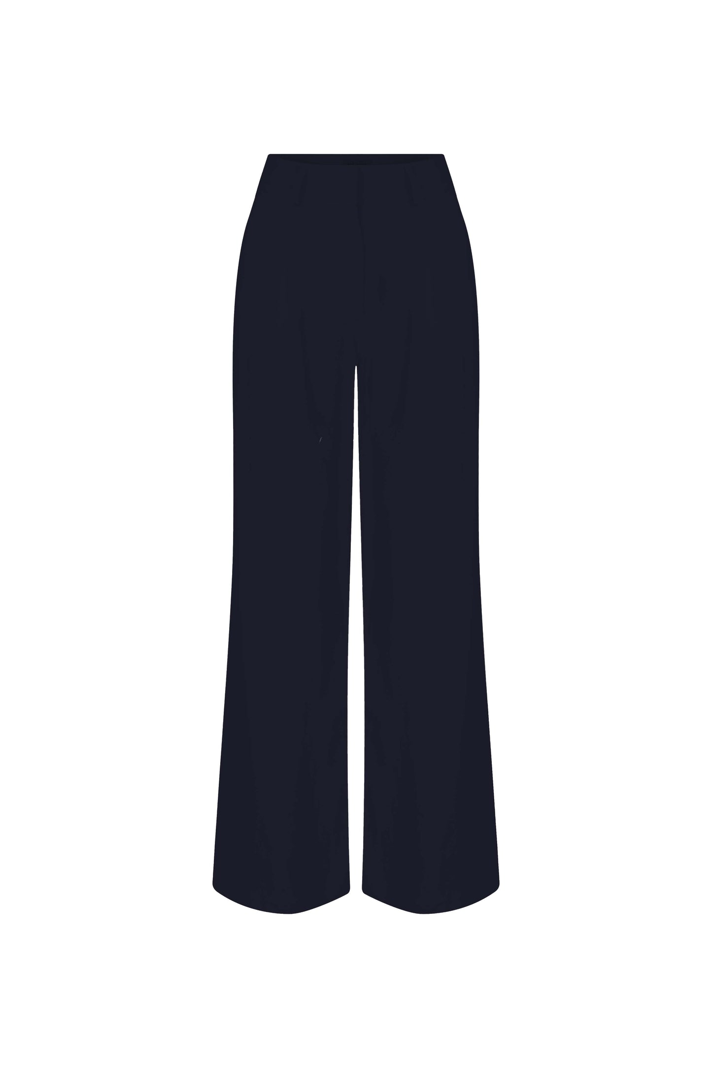 Tina Linen Trousers in Dark Navy