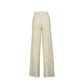 Light Weight Cotton Knit Long Wide Trousers Marine
