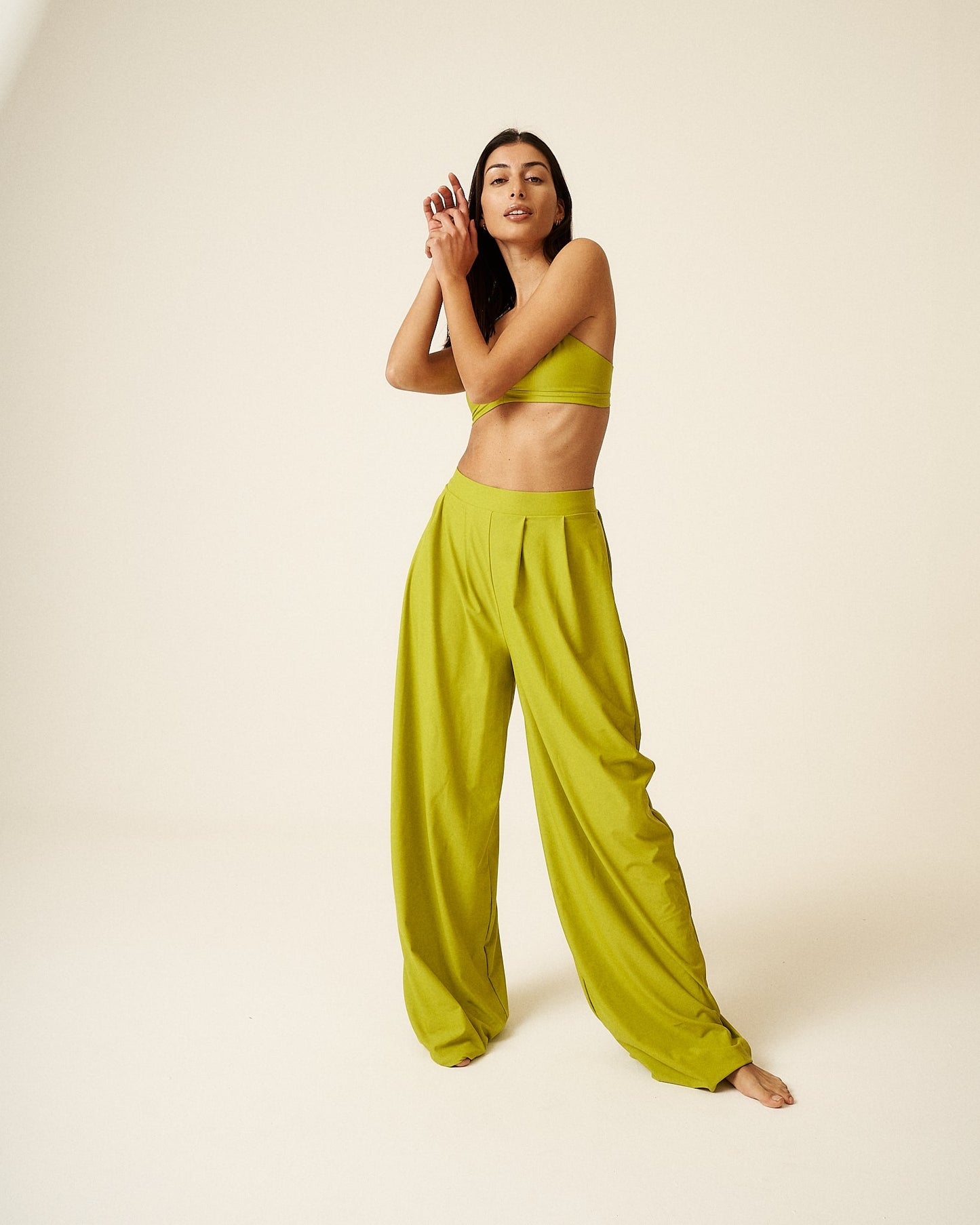 Prune Amina Extra wide Leg Trousers ( Limited edition)