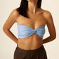 Raquel Twist Bikini Top in Aqua Blue (Limited Edition)