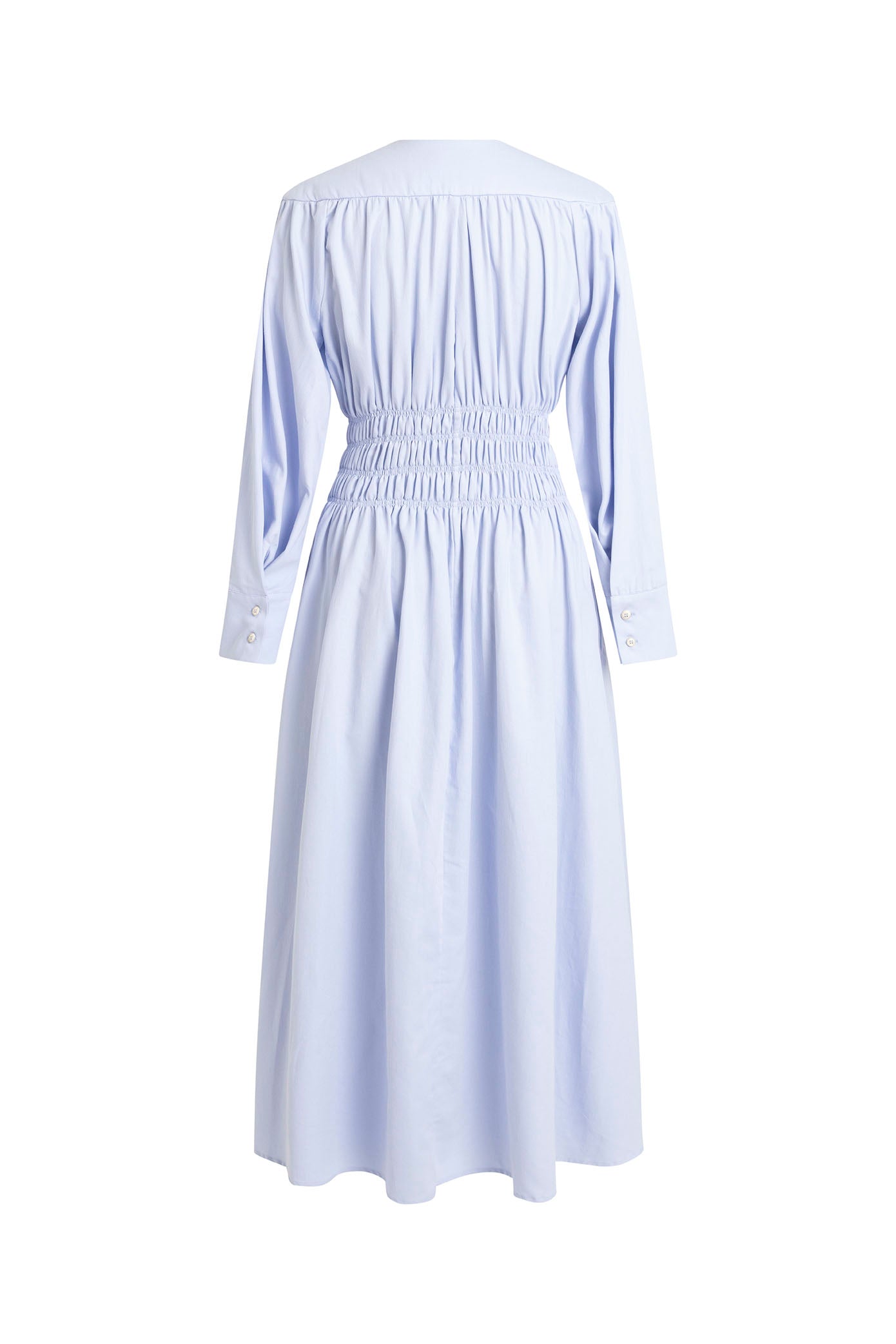 Diana Cotton Dress - Baby Blue