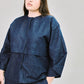 Kimono shirt in organic denim