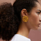 The Disc Earrings - Gold
