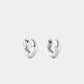 The Huggie Earrings - Silver