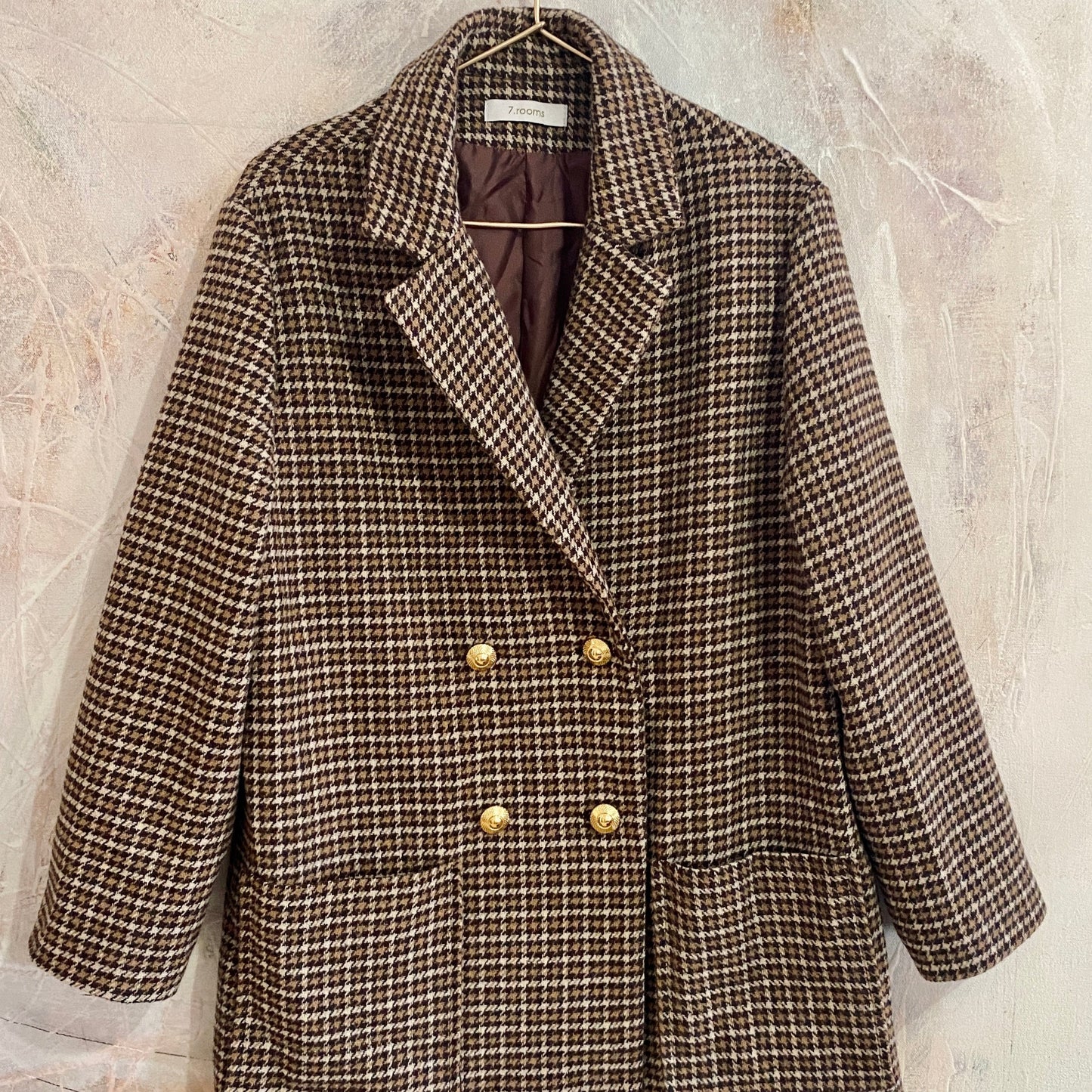 May Oversized Blazer in Brown