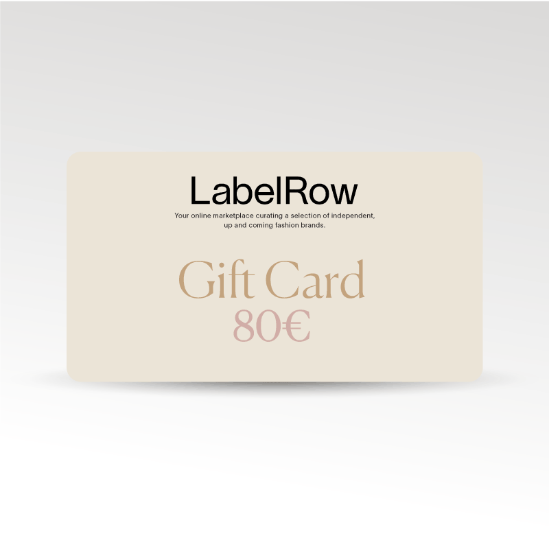 Tarjeta de regalo LabelRow - 80 EUR