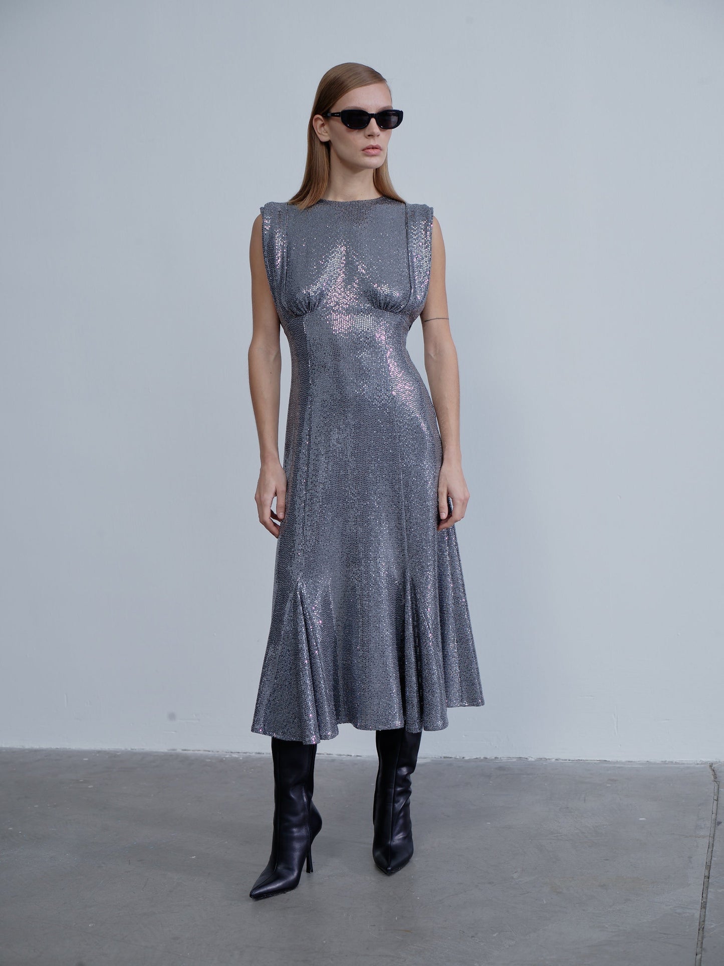 Lycee Sequin Midi Dress