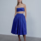 Lou Lou Midi Skirt in Bleu