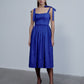 Sibby Midi Dress in Bleu