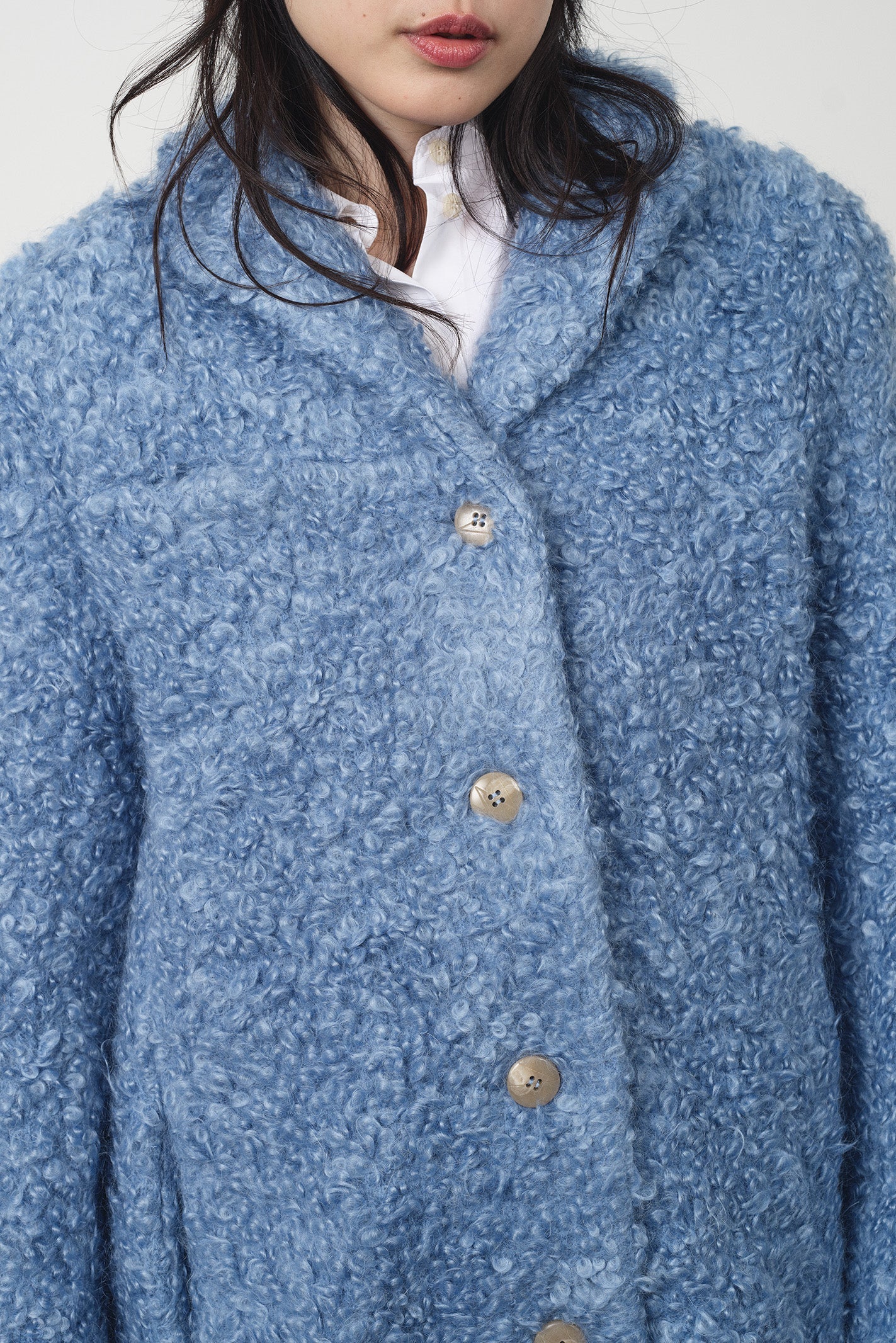 Harriet Wool Coat - Blue