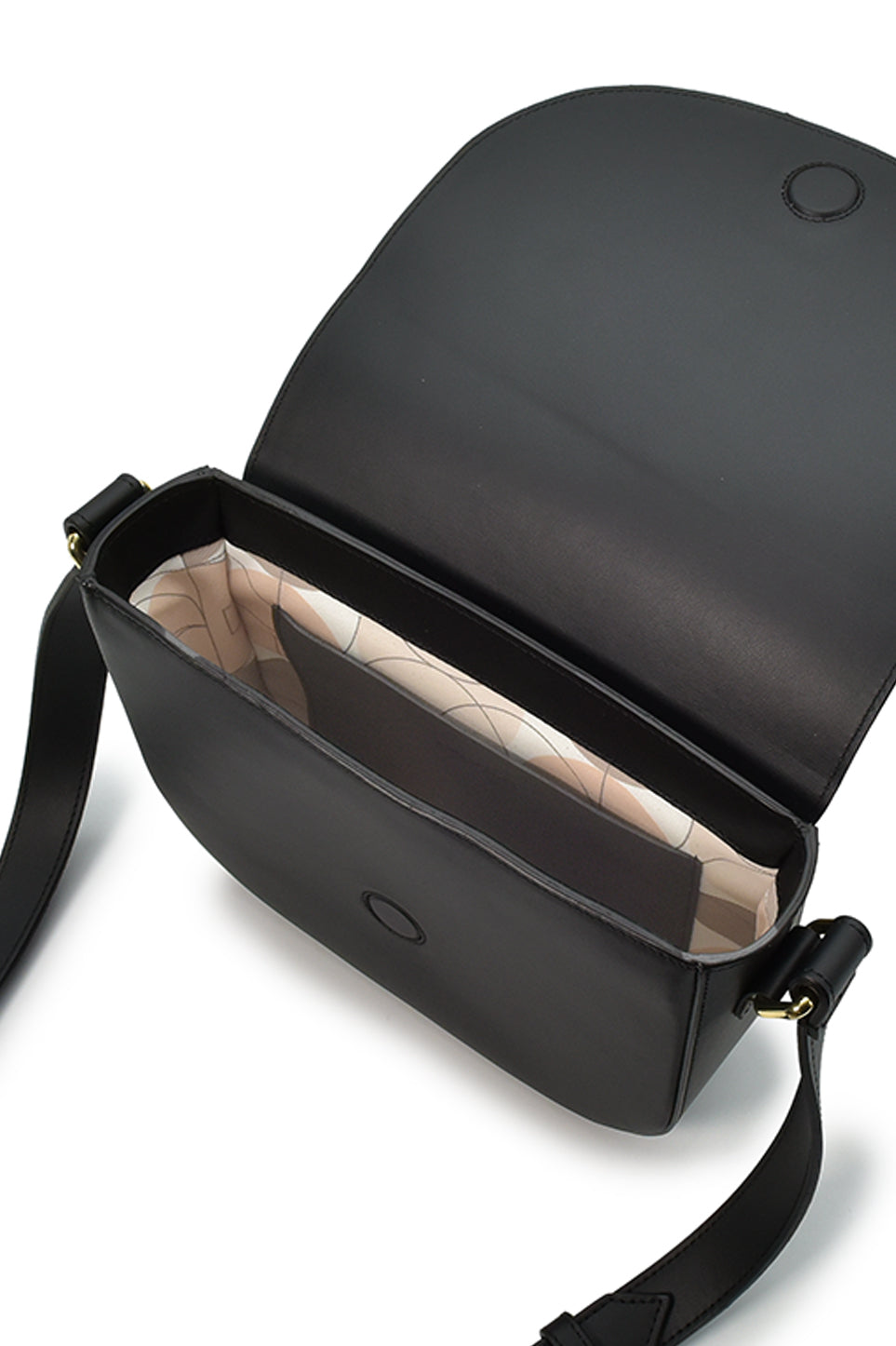 Leather Flap Shoulder Bag