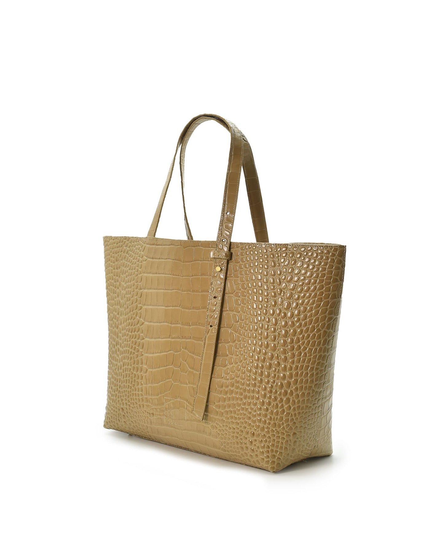 Leather Tote Beige bag