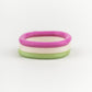 Baldaio Rings Green, tope and pink