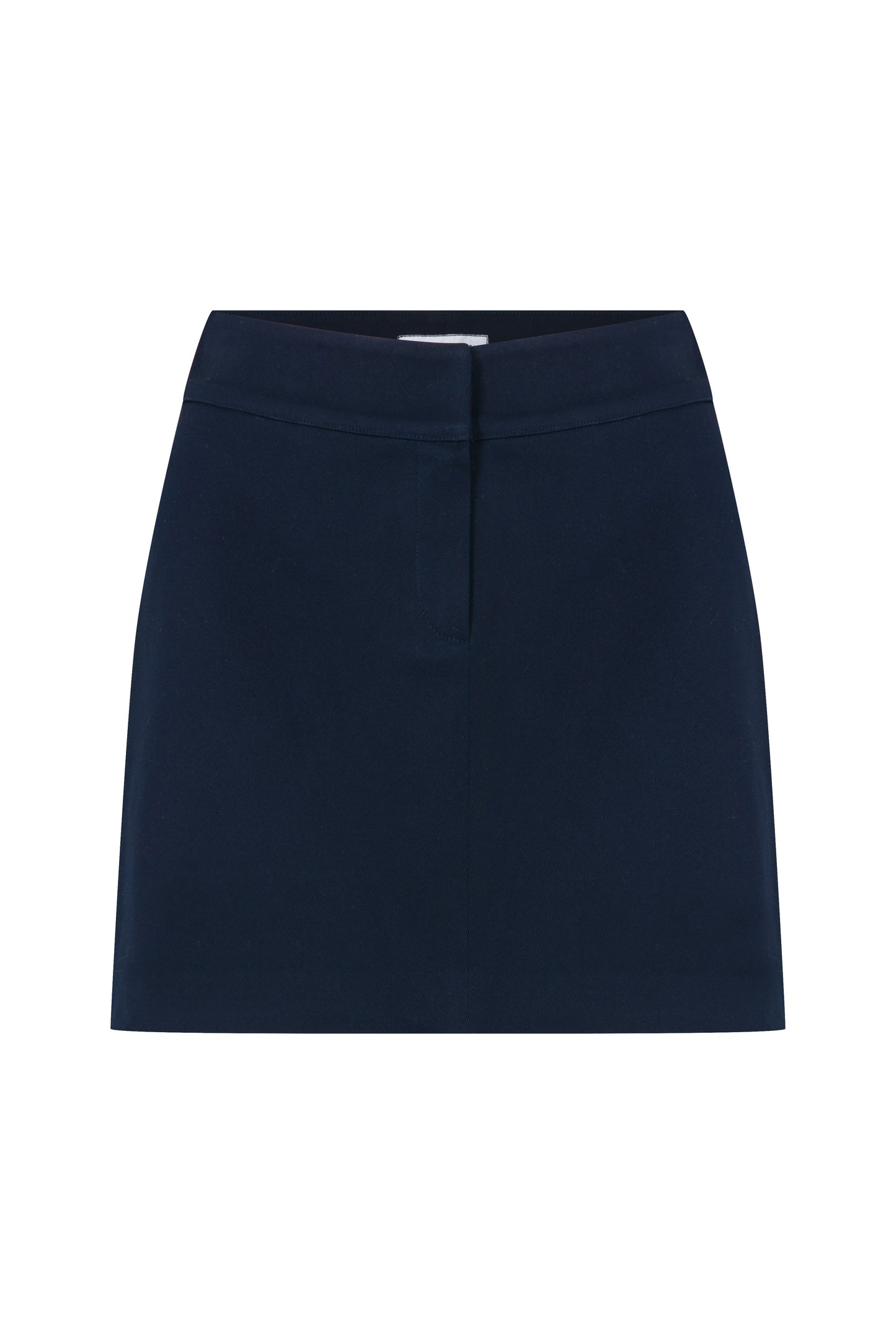 Marde Cotton Mini Skirt in Deep Cobalt