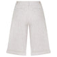 Marde Striped Linen Shorts in Walnut