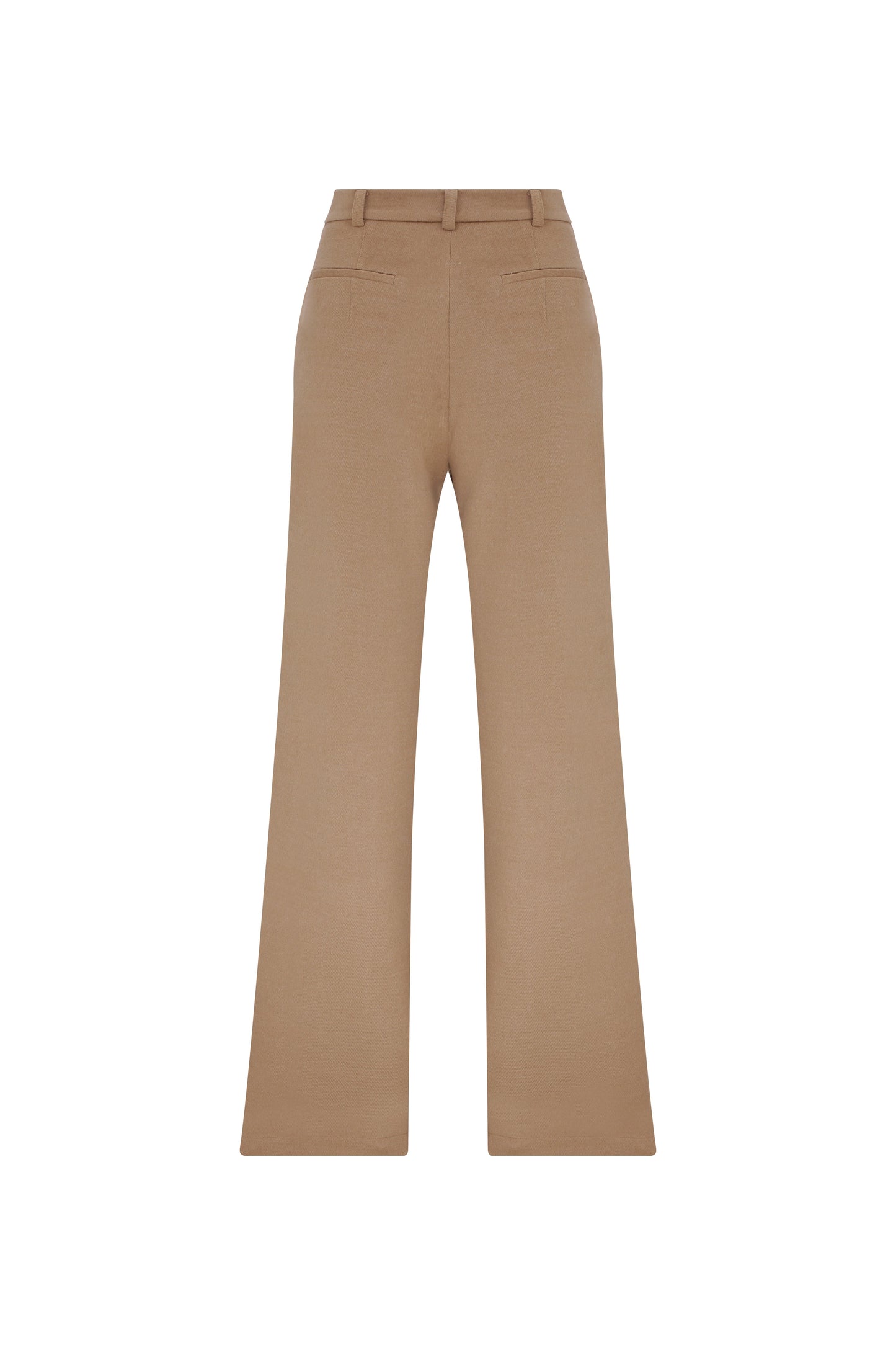 Millie Wool Trousers in Beige