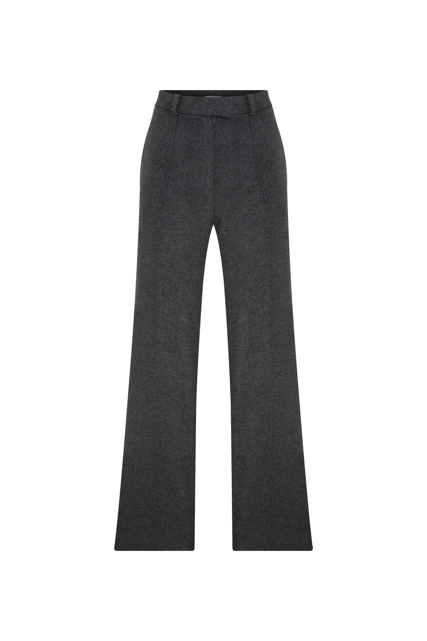 Millie Wool Trousers in Antracite