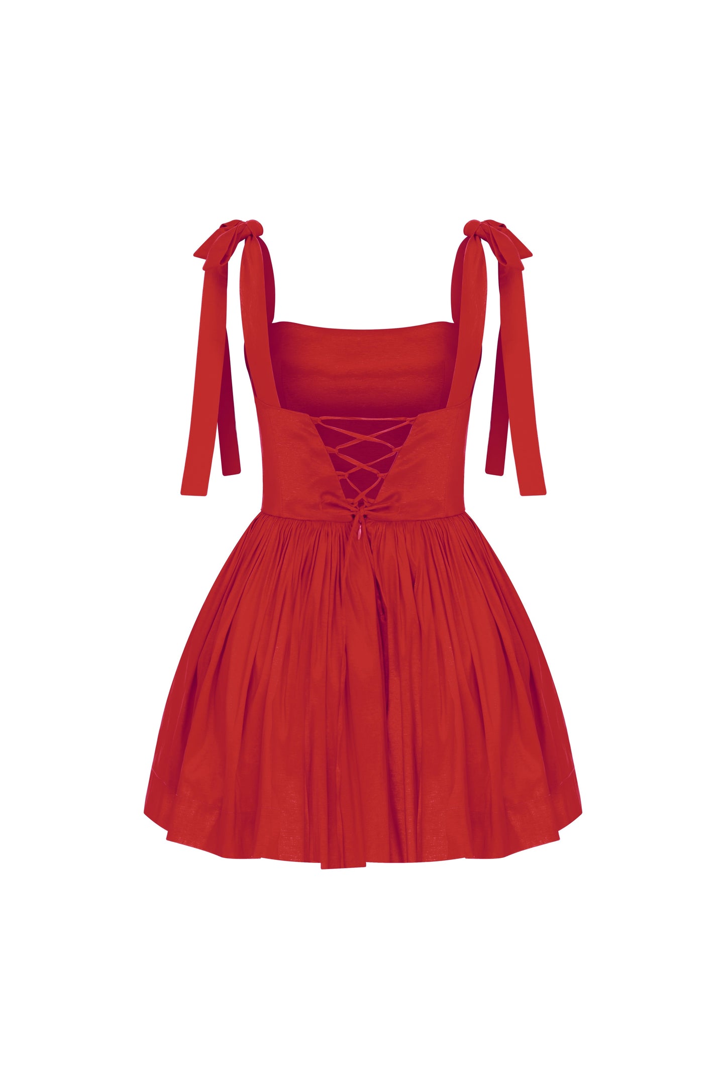 Sibby Mini Dress in Rouge