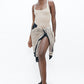 Biarritz Sarong - Mix Sand & Oyster Black - 1People at LabelRow