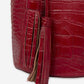 Bucket bag printed in Coco Leather - Red Crossbody Bags Leandra 