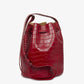 Bucket bag printed in Coco Leather - Red Crossbody Bags Leandra 