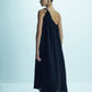 Chrissy One-Shoulder Maxi Dress in Black