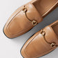 The Modern Moccasin - Tan with hardware