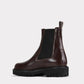 The Leather Lug Sole - Chocolate