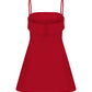 Gaia Mini Dress in Fiery Red