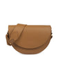 Leather Saddle bag - Caramel Leather Leandra 