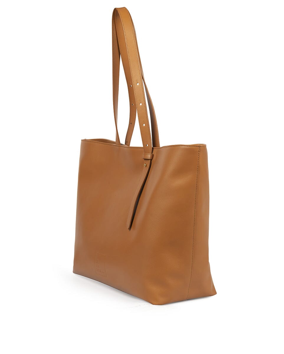 Buy Leather Tote Bag  Tan Tote Bag for Women Online  Folk India