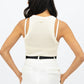 Sao Paulo Racer Knitted Top White - 1People at LabelRow