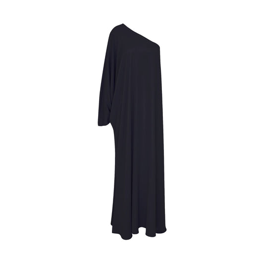 Venus One-Shoulder Maxi Dress in Black