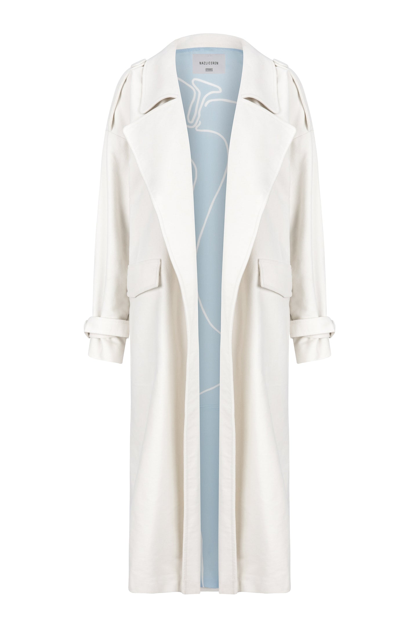 Laura Oversized Coat in White